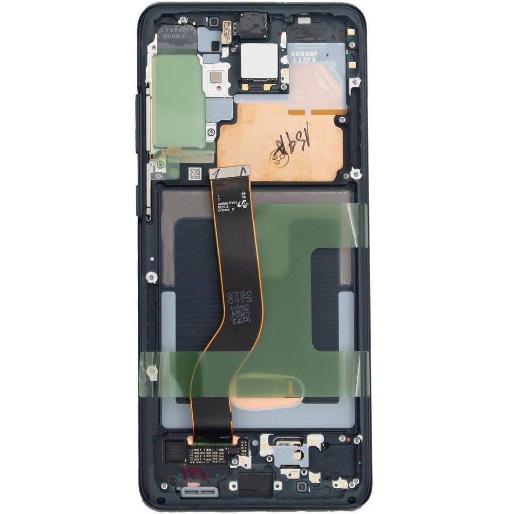 Samsung S20 Plus LCD With Touch + Frame Cosmic Black SERVICE PACK