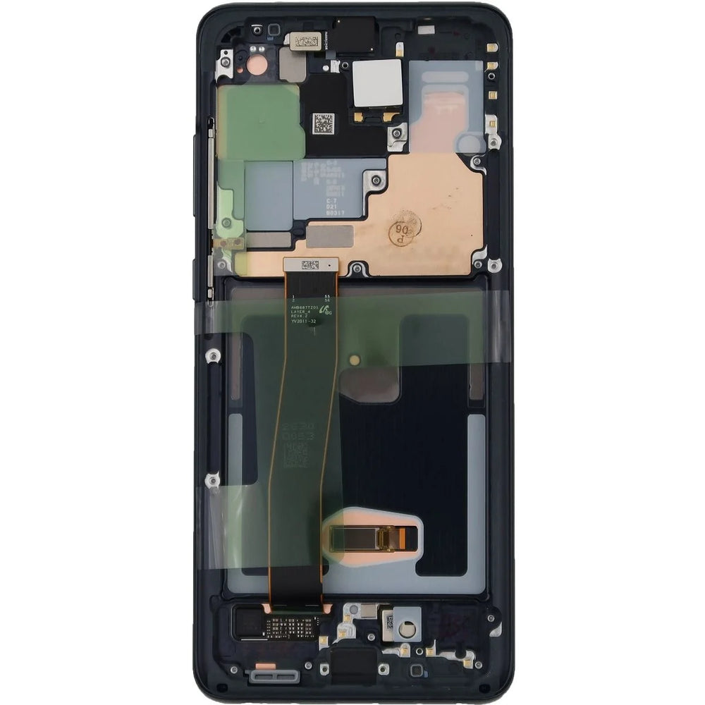 Samsung S20 Ultra 5G LCD With Touch + Frame Cosmic Black (Refurbished OLED)