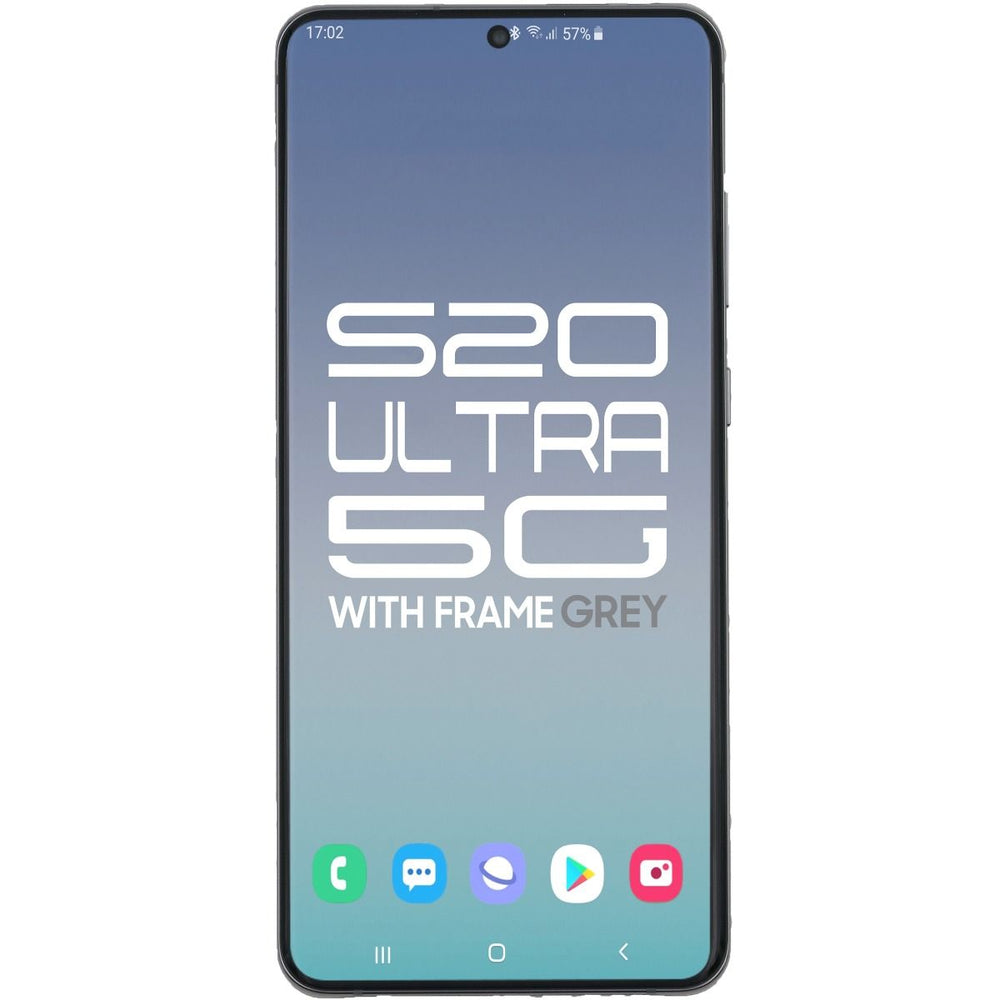 Samsung S20 Ultra 5G LCD With Touch + Frame Cosmic Grey SERVICE PACK