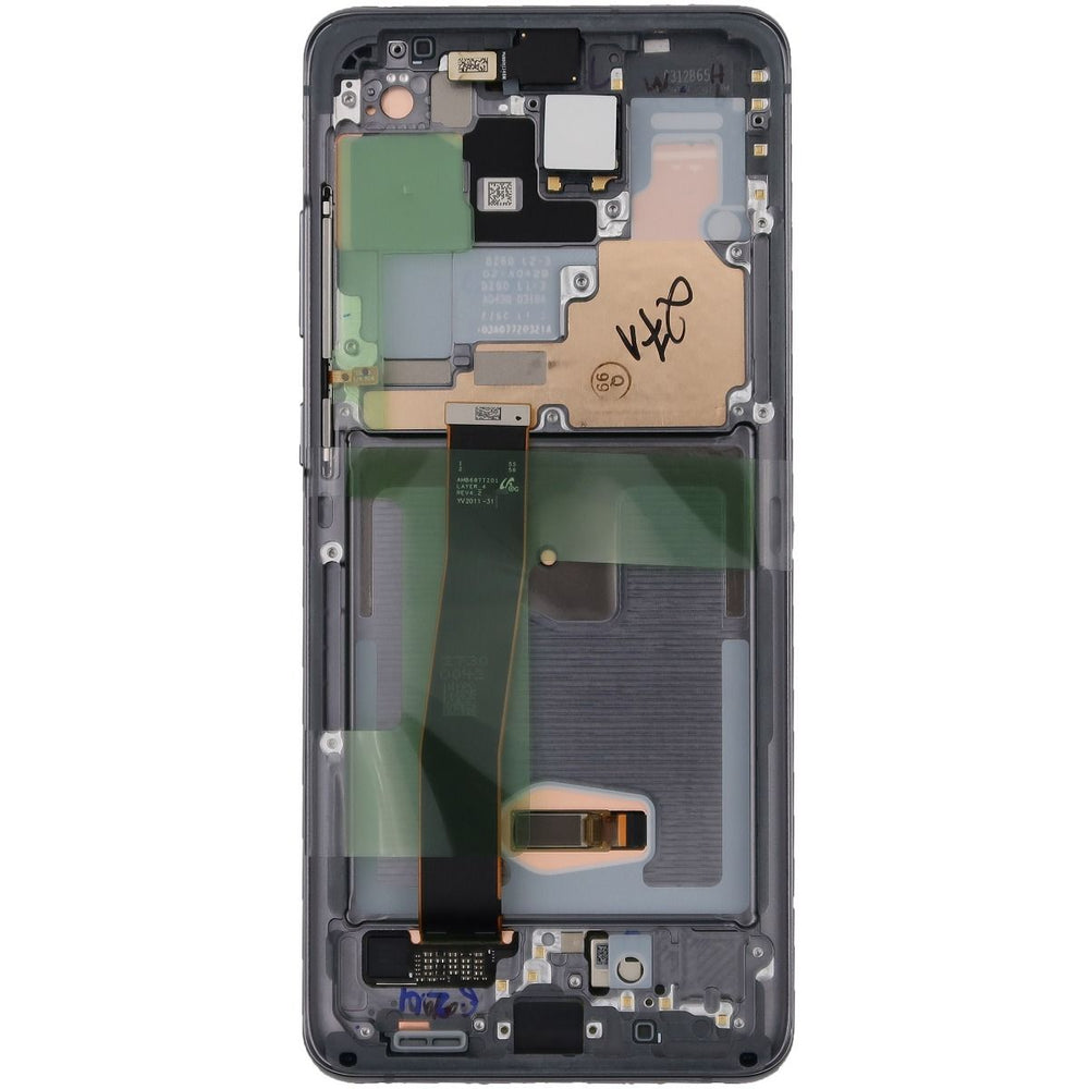 Samsung S20 Ultra 5G LCD With Touch + Frame Cosmic Grey SERVICE PACK
