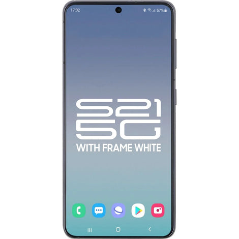 Samsung S21 5G LCD With Touch + Frame Phantom White (Refurbished OLED)