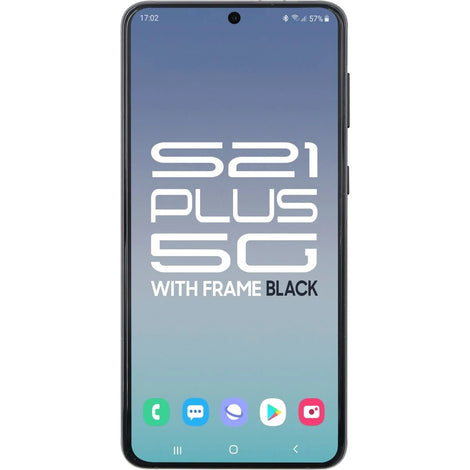 Samsung S21 Plus 5G LCD With Touch + Frame Phantom Black SERVICE PACK