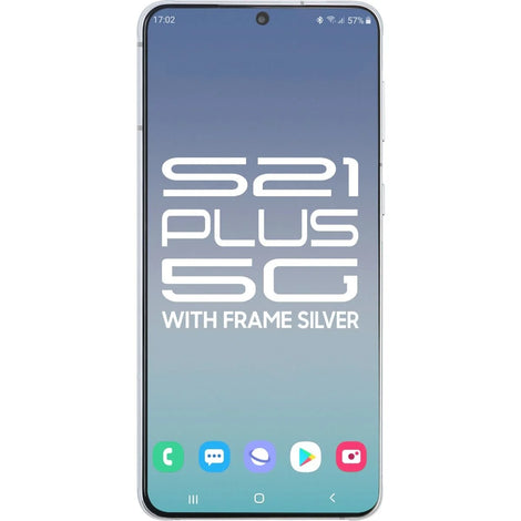 Samsung S21 Plus 5G LCD With Touch + Frame Phantom Silver SERVICE PACK
