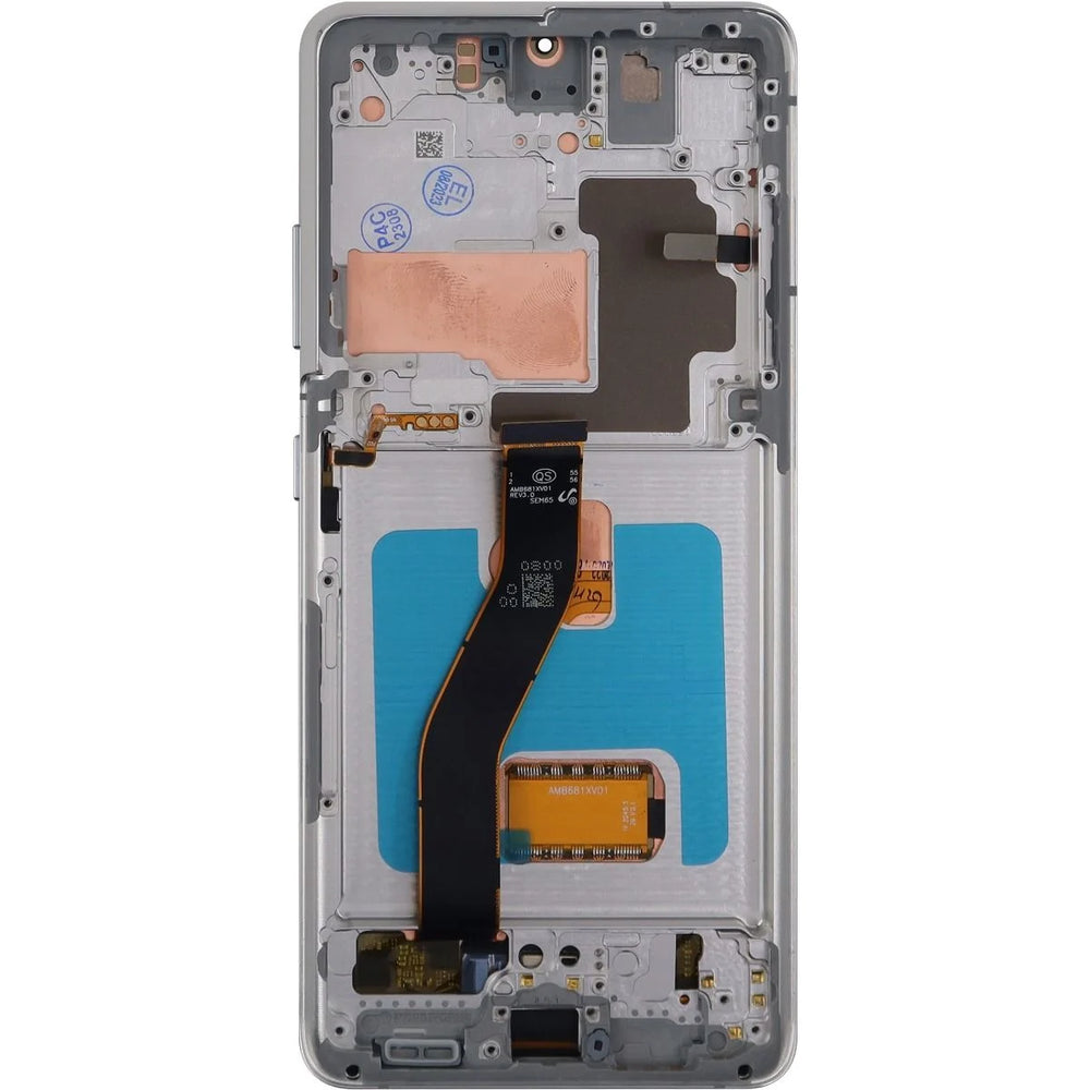 Samsung S21 Ultra 5G LCD With Touch + Frame After Market OLED Phantom Silver (BIG SIZE OLED) 6.8'