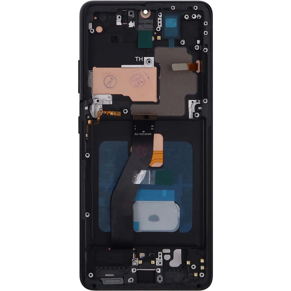 Samsung S21 Ultra 5G LCD With Touch + Frame After Market OLED Phantom Black (BIG SIZE OLED) 6.8'
