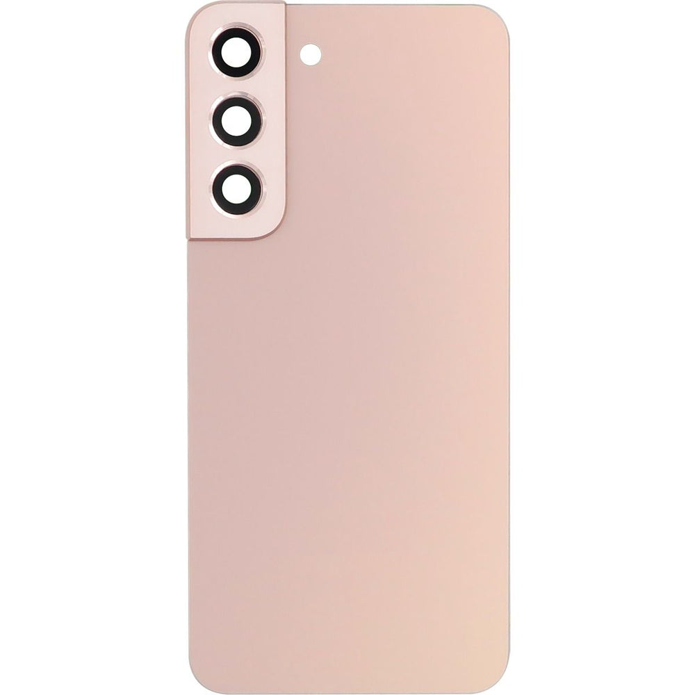 Samsung S22 5G Back Door Black With Camera Lens Pink
