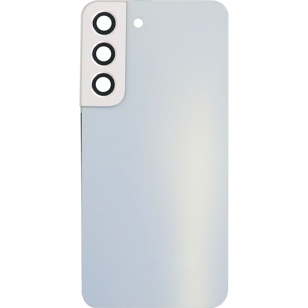 Samsung S22 5G Back Door Black With Camera Lens White