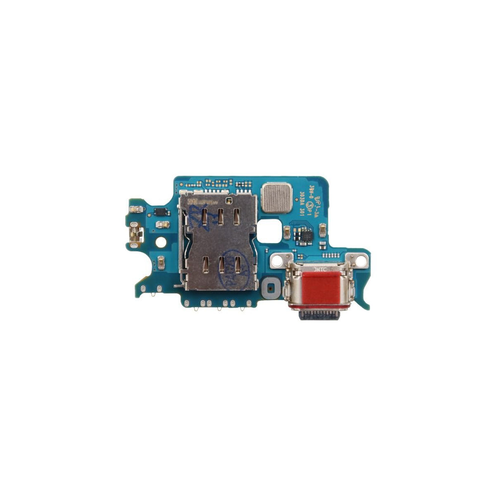 Samsung S22 5G Charging Port Board With Sim Card Reader