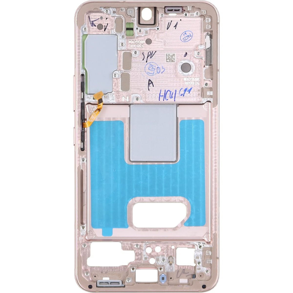 Samsung S22 5G Mid-Frame Housing Pink Gold (US Version)