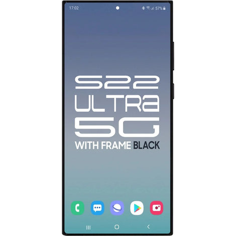 Samsung S22 Ultra 5G LCD With Touch + Frame After Market OLED Phantom Black (BIG SIZE OLED) 6.81'