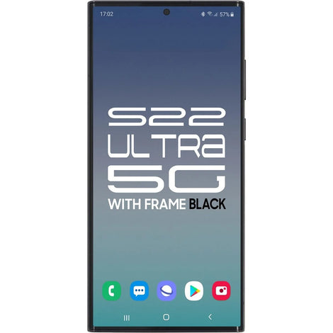 Samsung S22 Ultra 5G LCD With Touch + Frame Phantom Black SERVICE PACK