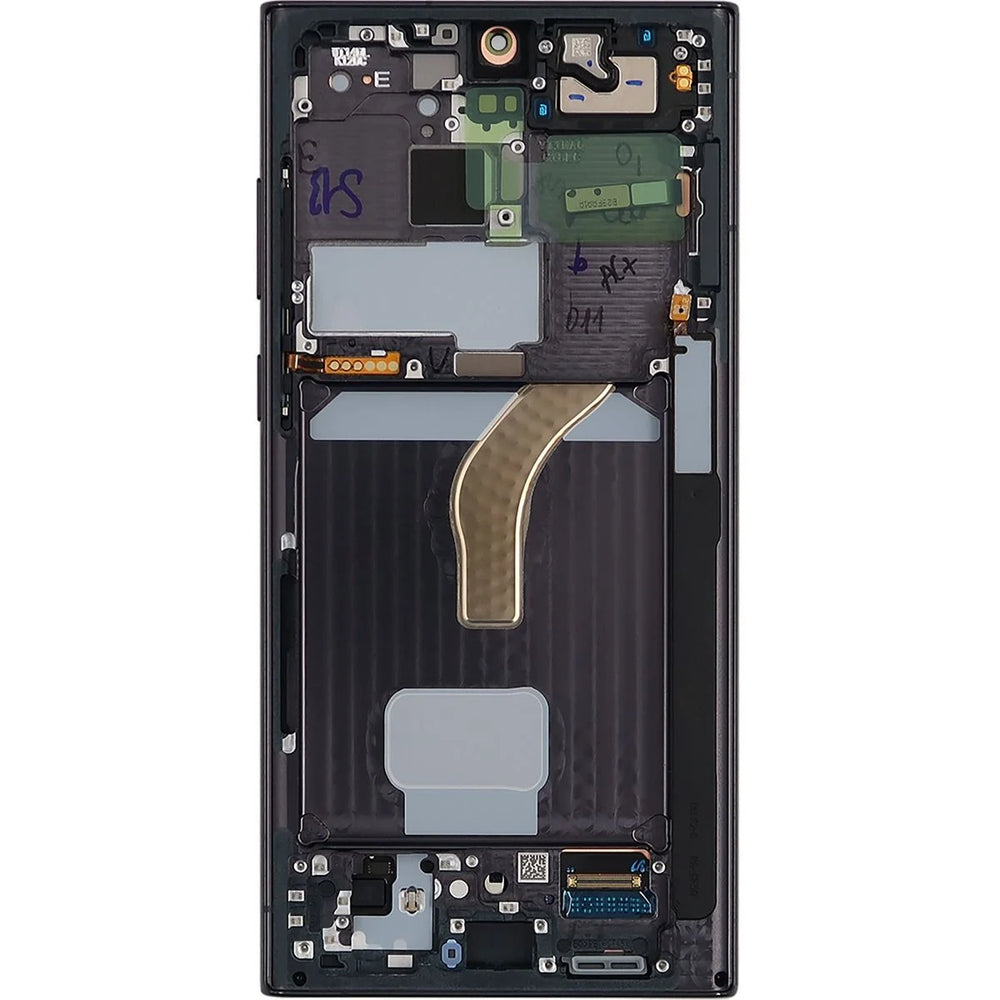 Samsung S22 Ultra 5G LCD With Touch + Frame Phantom Black SERVICE PACK