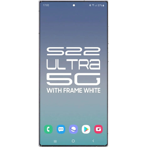 Samsung S22 Ultra 5G LCD With Touch + Frame Phantom White (Refurbished OLED)