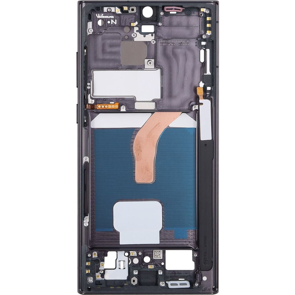 Samsung S22 Ultra 5G Mid-Frame Housing Phantom Black (US Version)