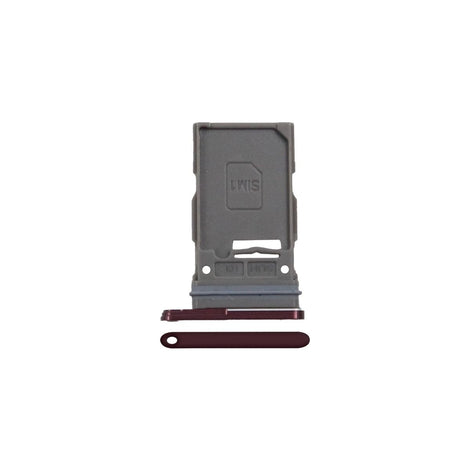 Samsung S22 Ultra Sim Card Tray Burqundy