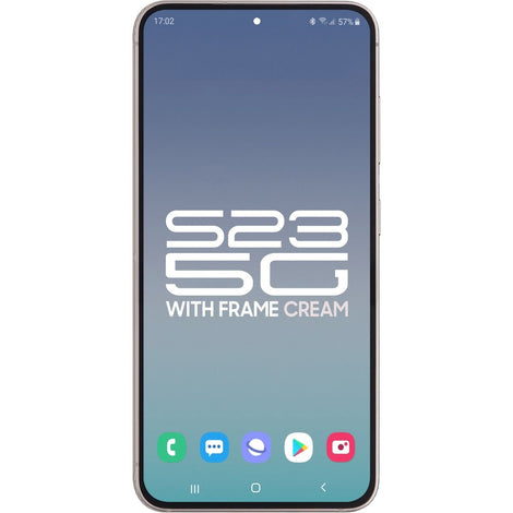 Samsung S23 5G LCD With Touch + Frame Cream SERVICE PACK