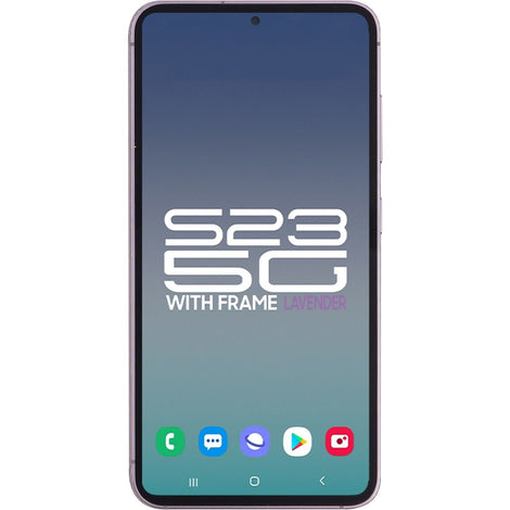 Samsung S23 5G LCD With Touch + Frame Lavender SERVICE PACK