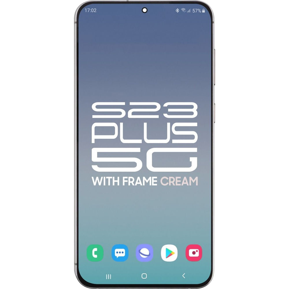 Samsung S23 Plus 5G LCD With Touch + Frame Cream (Refurbished OLED)