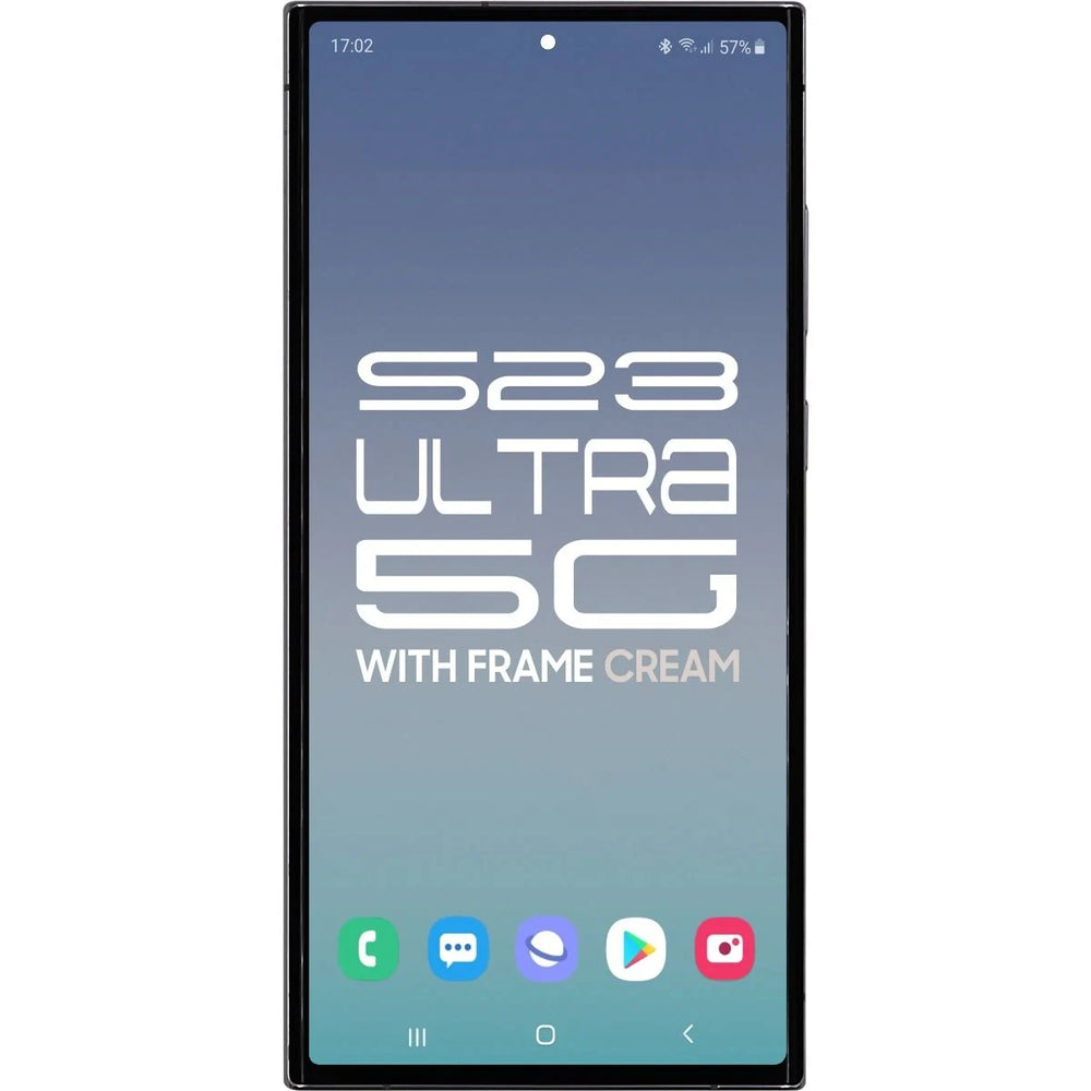 Samsung S23 Ultra 5G LCD With Touch + Frame After Market OLED Cream (BIG SIZE OLED) 6.78'
