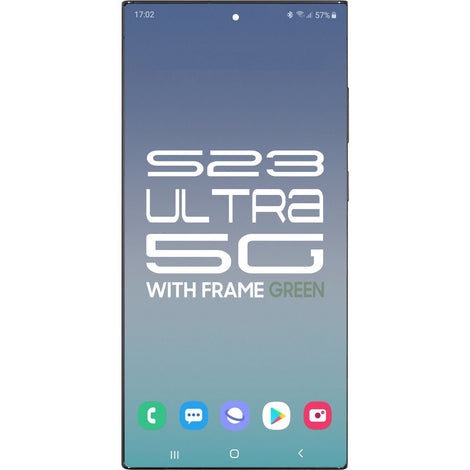 Samsung S23 Ultra 5G LCD With Touch + Frame Light Green/ Light Blue SERVICE PACK
