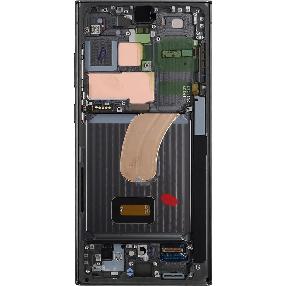 Samsung S23 Ultra 5G LCD With Touch + Frame Phantom Black SERVICE PACK C Grade (OEM PULL)