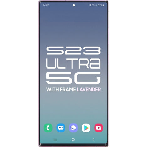 Samsung S23 Ultra 5G LCD With Touch + Frame Lavender SERVICE PACK