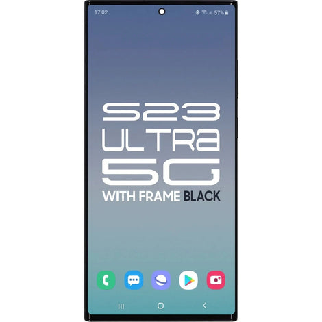 Samsung S23 Ultra 5G LCD With Touch + Frame Phantom Black SERVICE PACK