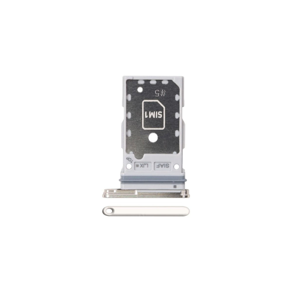 Samsung S23/S23 Plus 5G Sim Card Tray Dual White