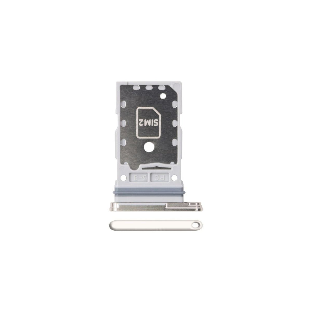 Samsung S23/S23 Plus 5G Sim Card Tray Dual White