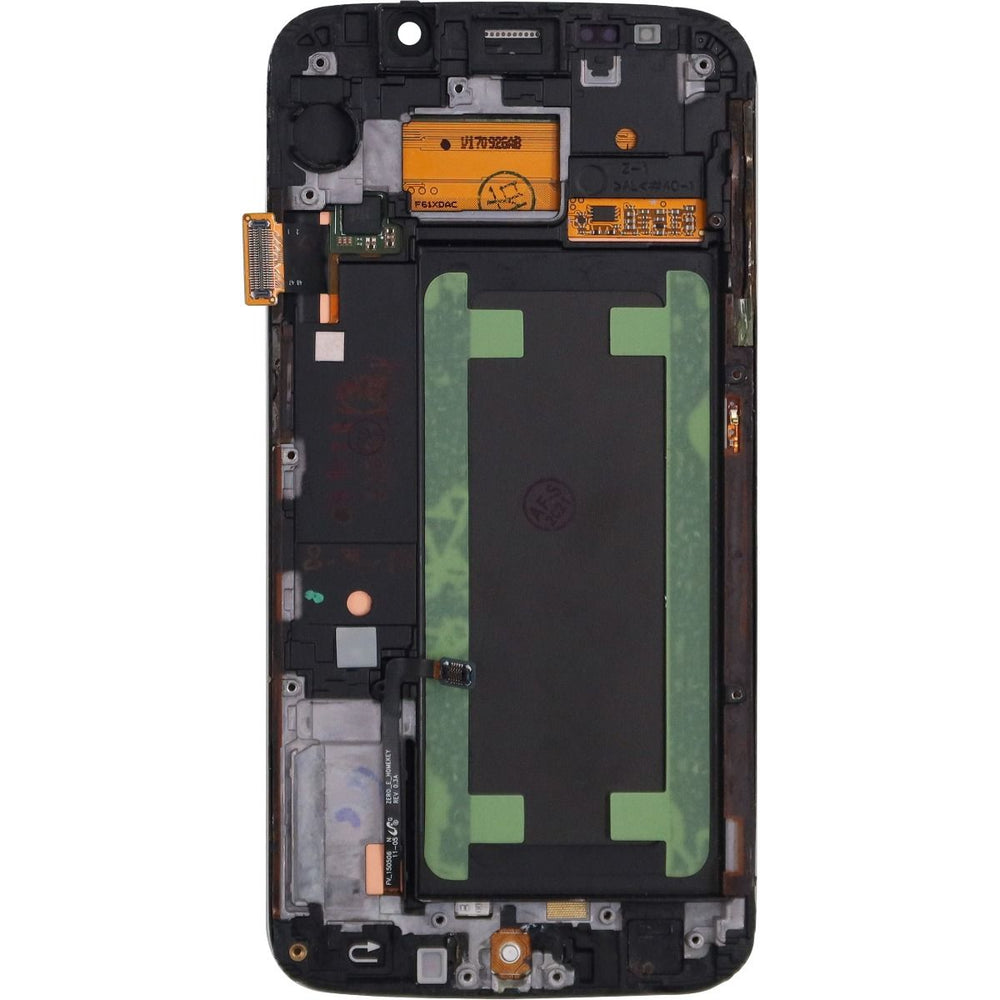 Samsung S6 Edge LCD With Touch + Frame White (OEM PULL)