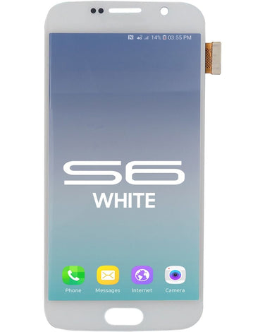 Samsung S6 LCD With Touch OLED White