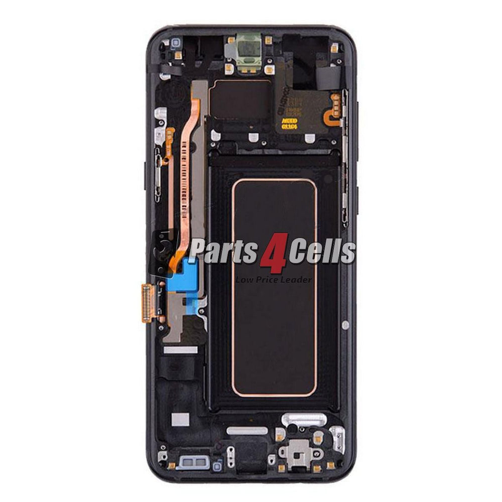 Samsung S8 LCD With Touch + Frame Black B Grade (OEM PULL)