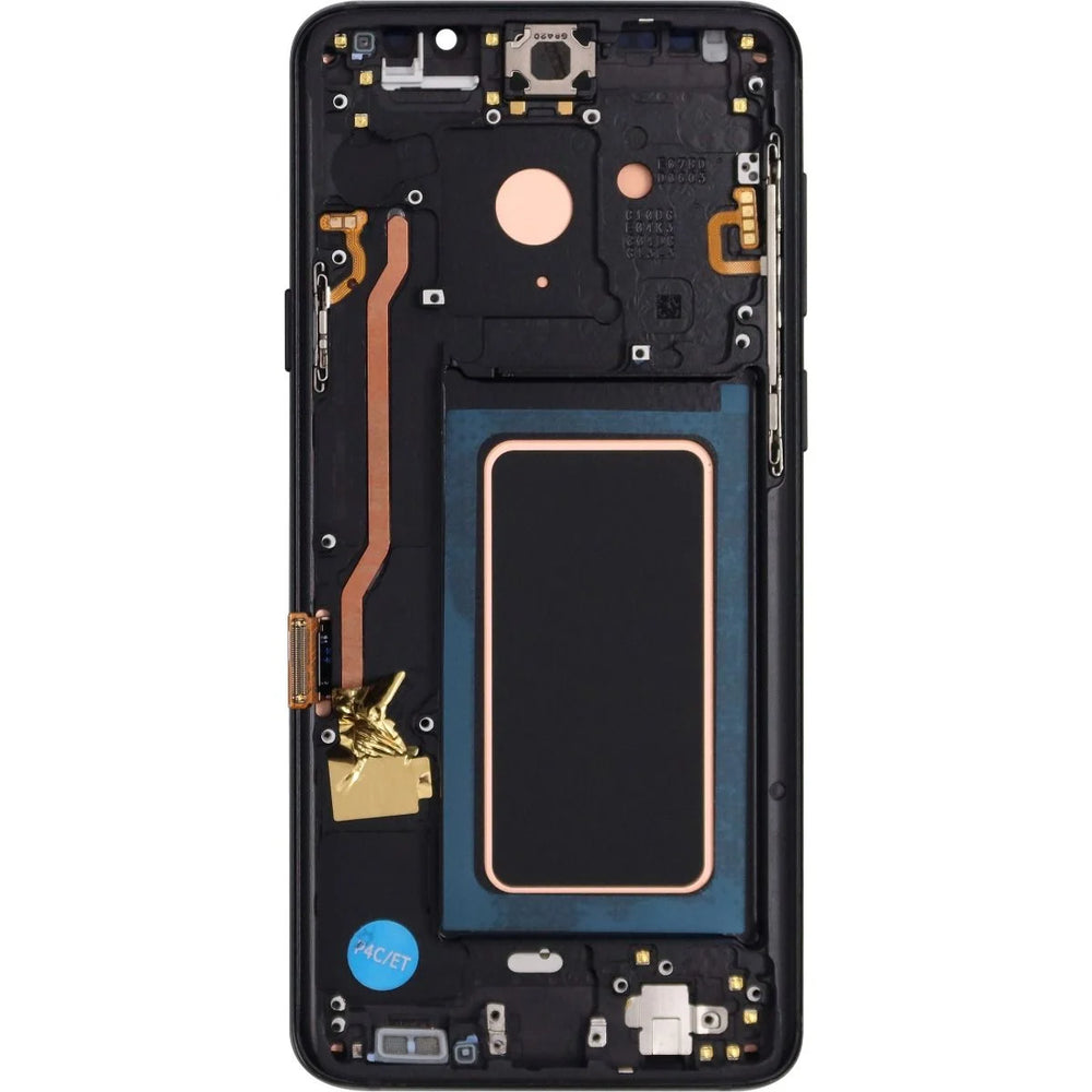 Samsung S9 Plus LCD With Touch + Frame After Market OLED Black (Smaller Size)