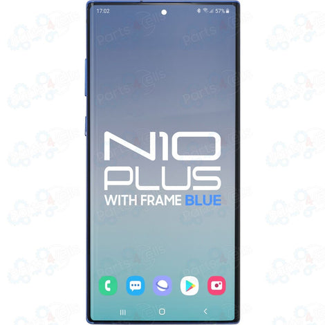 Samsung Note 10 Plus LCD With Touch + Frame Aura Blue (Refurbished OLED)