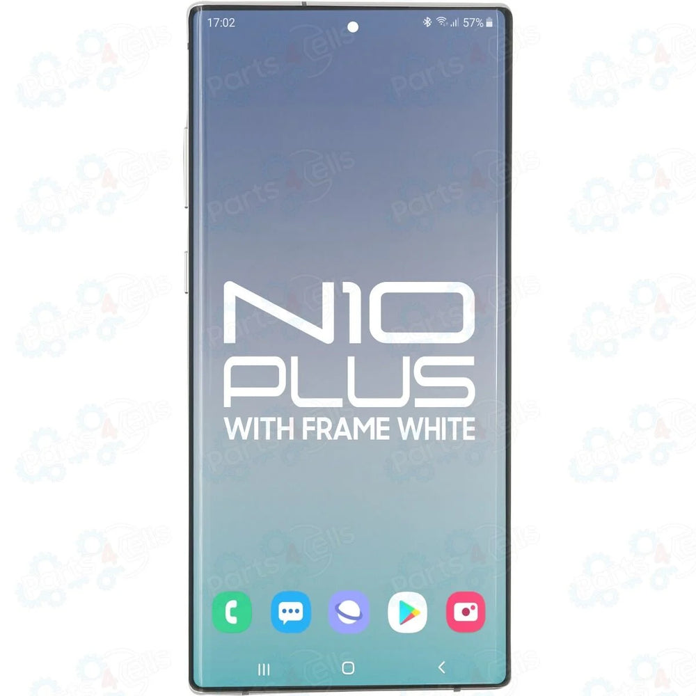 Samsung Note 10 Plus LCD With Touch + Frame Aura White (Refurbished OLED)