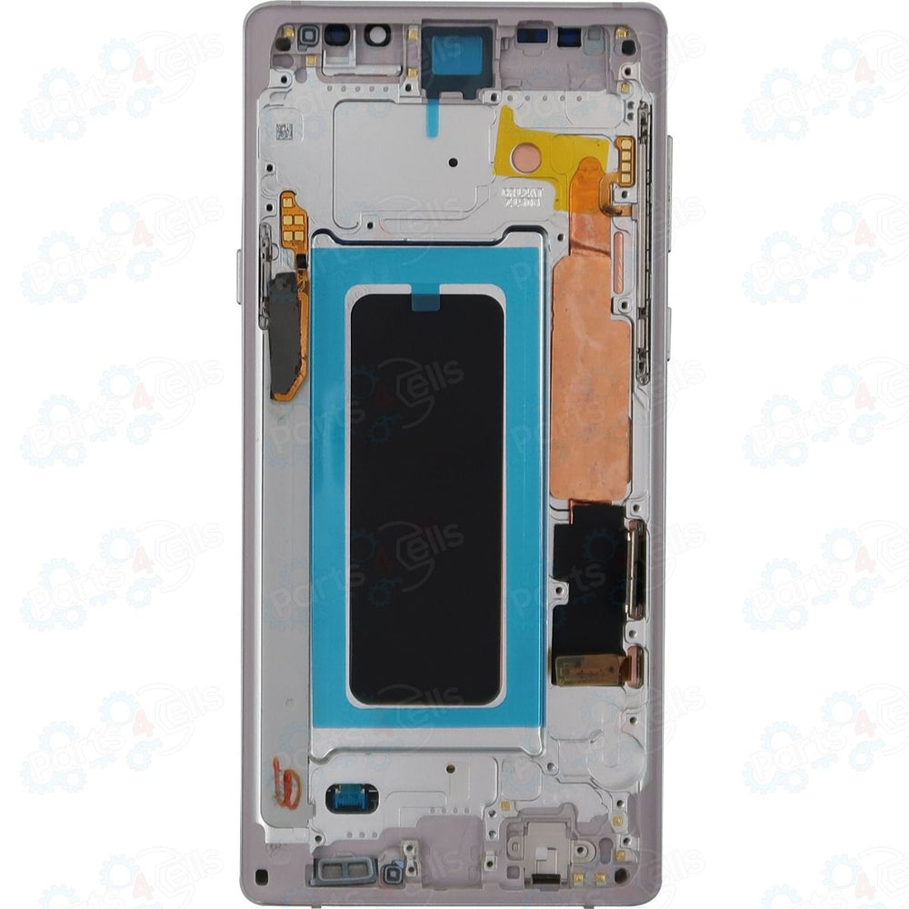 Samsung Note 9 LCD With Touch + Frame Silver (Refurbished OLED)