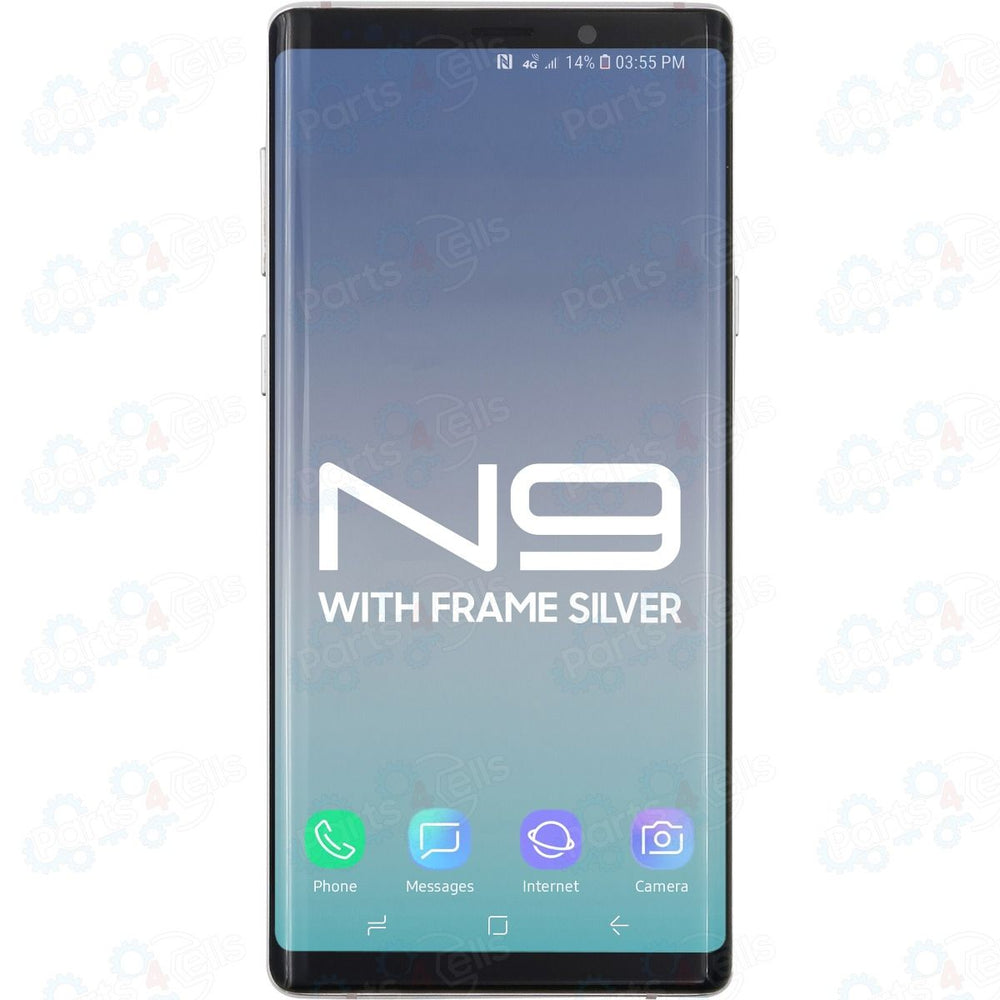 Samsung Note 9 LCD With Touch + Frame Silver (Refurbished OLED)