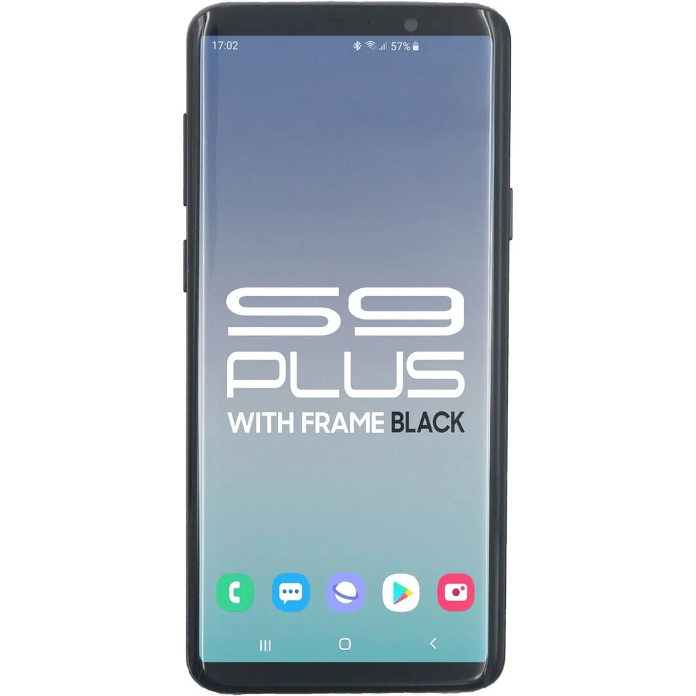 Samsung S9 Plus LCD With Touch + Frame Black (Refurbished OLED)