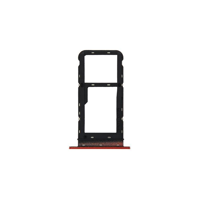 SIM CARD TRAY COMPATIBLE FOR MOTO E7 POWER (XT2097-6) (CORAL RED