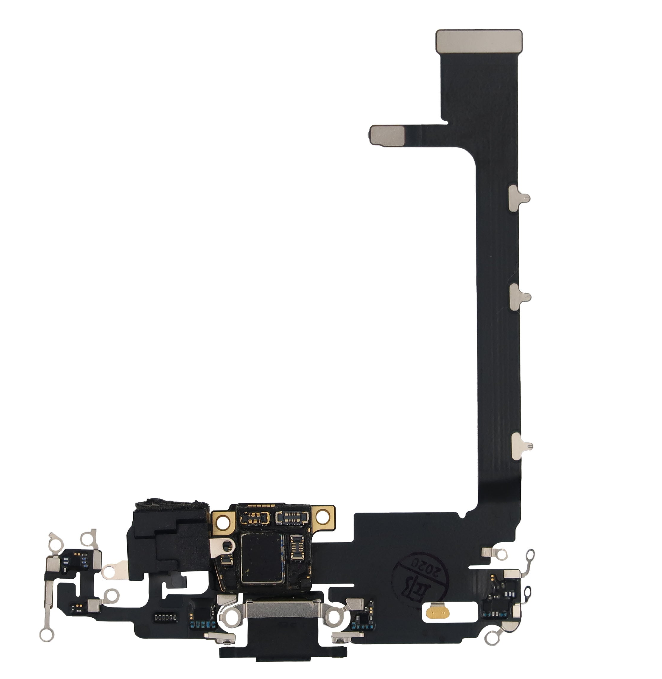 iPhone 11 Pro Max Charging Port Flex + Daughter Board Best Quality Black