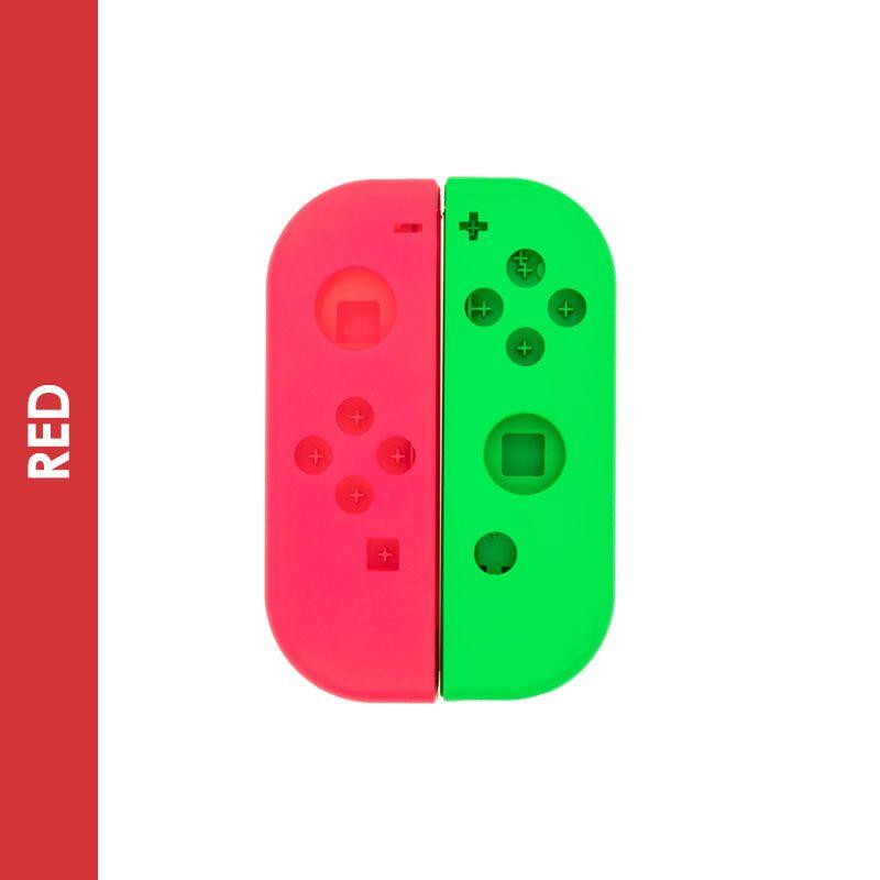 Housing Shell for Nintendo Switch Joy Con Controller (Red/Green)