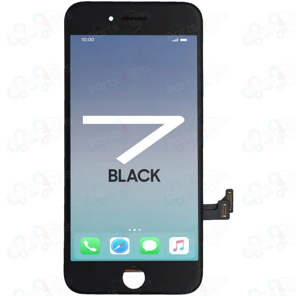 Brilliance Pro IPhone 7 LCD With Touch And Back Plate Black