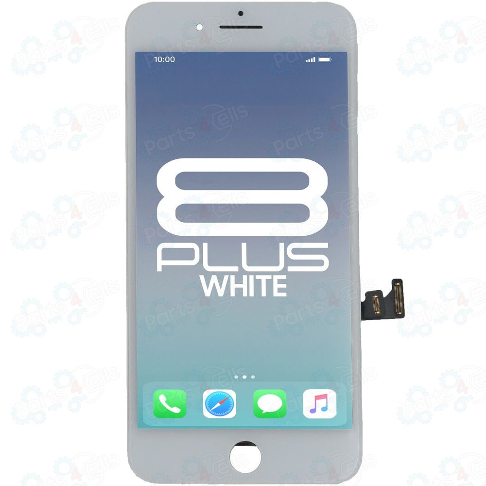 Brilliance Pro iPhone 8 Plus LCD With Touch And Back Plate White